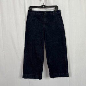Lauren Ralph Lauren Wide Leg Cropped Denim Jeans Women's 10P